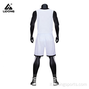 Uniforme da basket vuoto personalizzato OEM Set in vendita